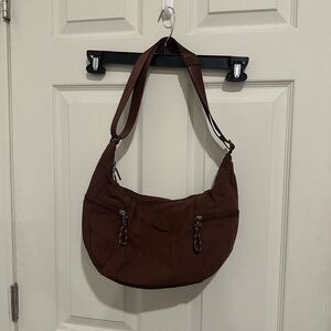 Lululemon Athletica Brown Sloucy Sling Shoulder Bag